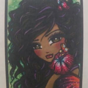 Aliah by: Hannah Lynn. Diamond art.